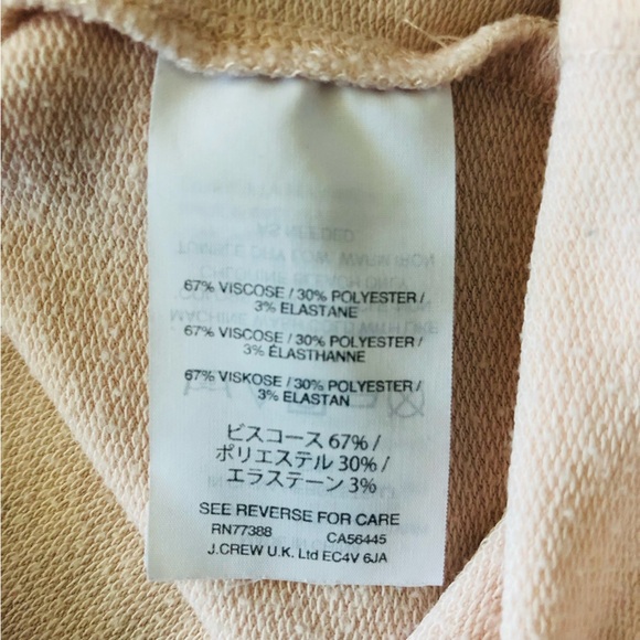 J. Crew Relaxed Fit Waist Tie Long Sleeve Top in Light Pink Size M - Picture 11 of 11